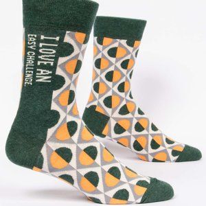 Blue Q Easy Challenge Men’s Socks - NWT